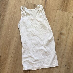 Athleta  White Ribbed Tank Top - Women